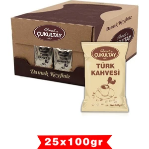 Ahmet Çukultay Türk Kahvesi 100 gr 25'li Set