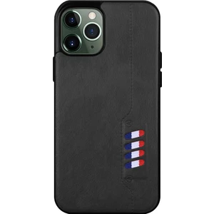 Fitcase Apple iPhone 12 / 12 Pro Kılıf Busy Deri Arka Kapak Siyah