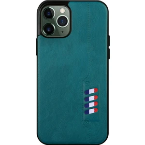 Fitcase Apple iPhone 12 / 12 Pro Kılıf Busy Deri Arka Kapak Yeşil