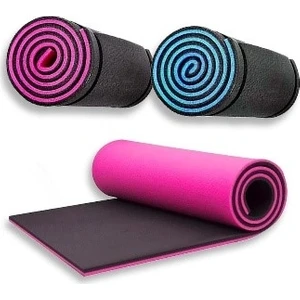 Arbi Sport Hobby Life 16 mm Pembe Siyah Çift Taraflı Spor / Kamp Matı 180 x 60 x 1,6 cm
