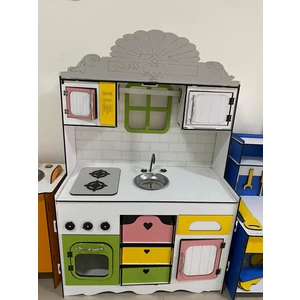 Bahadır Grup 120 x 80 cm Ahşap Mdf Oyun Mutfağı