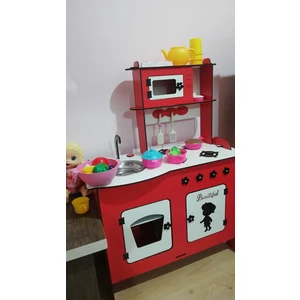 Bahadır Grup Ahşap Oyuncak Mutfak Seti 100x80