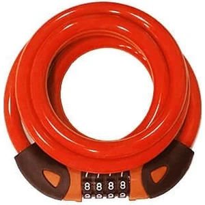 12X1800 mm Şifreli Bisiklet Kilidi Turuncu