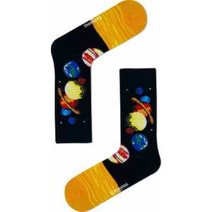 Carnaval Socks Güneş ve Gezegenler Desenli Renkli Çorap