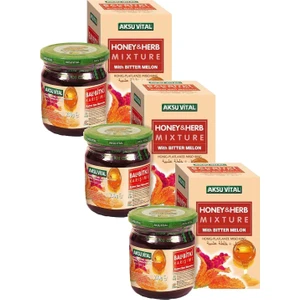 Aksu Vital Bal Bitki Karışımı Kudret Narı Macunu 3 x 230 gr