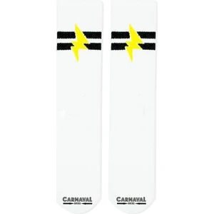 Carnaval Socks Çift Şeritli Şimşek Desenli Bilek Arkası Spor Çorap
