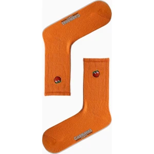 Carnaval Socks Şeftali Nakışlı Yavruağzı Renkli Spor Çorap