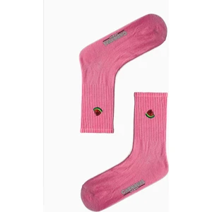 Carnaval Socks Karpuz Nakışlı Pembe Renkli Spor Çorap