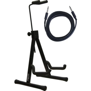 PRS01-ESD Sap Dayamalı Elektro Gitar Sehpası Standı + 3 Metre Jak Kablosu