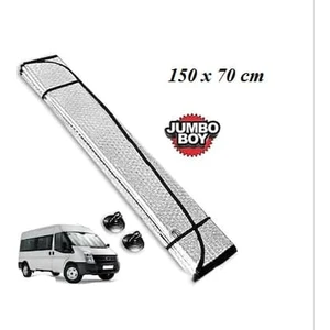 Araba Ön Cam Güneşlik Oto Ön Cam Folyolu Katlanabilir Güneşten Koruyucu Perde Güneşlik 150 x 70 cm