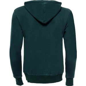 Kapşonlu Cepli Düz Erkek Sweat