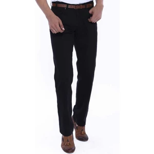 Erkek Cep Kapaklı Slim Fit Desensiz Süet Pantolon