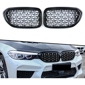 Araba Alışveriş Bmw Aksesuar&tuning G30 Diamond Parlak Siyah Ön Panjur