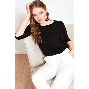 Bisiklet Yaka Truvakar Kol Bluz Kadın Bluz 5861416Y