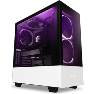 NZXT H510 Elite CA-H510E-W1 USB 3.1 RGB Temperli Cam Mat Beyaz ATX Mid-Tower Gaming (Oyuncu) Kasa