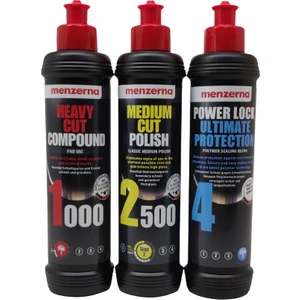 1000- 2500 Powerlock Kalın Ince Pasta Boya Koruma Set 250 ml