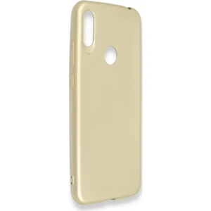 Huawei Y6 2019 Silikon Kılıf Gold