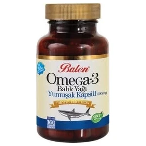 Omega3 Omega 3 Balık Yağı Fish 160 Kapsül x 650 Mg