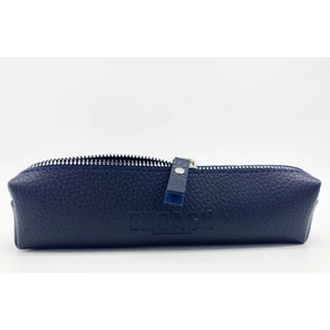 404 Lacivert Deri Kalemlik 21 x 6 cm