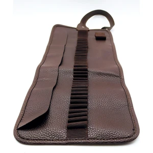 603 Kahve Bölmeli Rulo Kalemlik 19.5X45