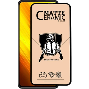 Çınar GSM Xiaomi Poco X3 Nfc Mat Seramik Nano Tam Kaplayan Ekran Koruyucu