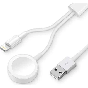 2in1 Iwatch 1-2-3-4 Wireless Şarj- Lightning USB Şarj Kablosu AL-30961