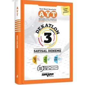 Ankara Yayıncılık AYT Dekatlon Sayısal 3 Deneme