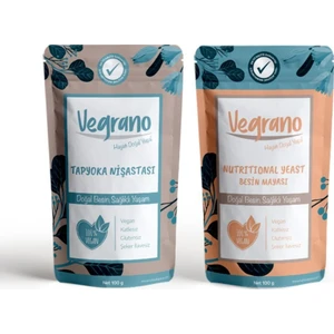 Tapyoka Nişastası 100 gr + Vegrano Nutritional Yeast (Besin Mayası) 100 gr