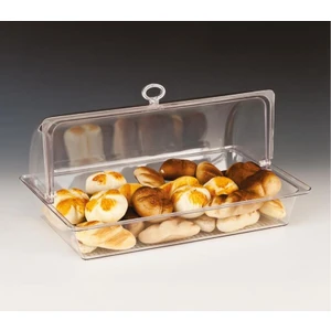Rolltop Kapaklı Polikarbon Muhafaza Kabı, Fanus 28 x 43 cm.