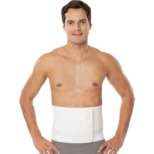 239 Abdominoplasti Korsesi - 3 Bantlı Beyaz S-M
