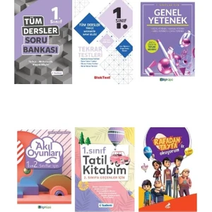 Tudem Yayınları 1. Sınıf Tüm Dersler Süper Set ( 6 Kitap )
