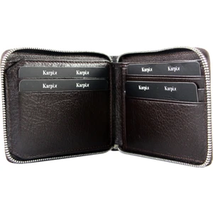 Deri Fermuarlı Cüzdan