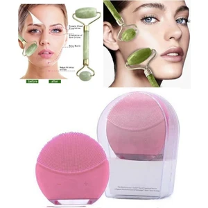 Mujgan Açık Pembe Forever Yüz Temizleme Cihazı + Yeşim Taşı