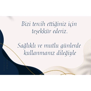 Tellgraf Teşekkür Kartı 5.5 x 8.5 cm