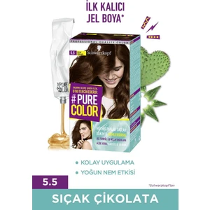 Schwarzkopf Pure Color 5-5 Sıcak Çikolata Saç Boyası