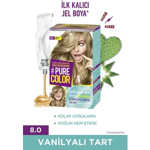 Shwarzkopf Pure Color Jel Saç Boyası 8-0 Vanilyalı Tart