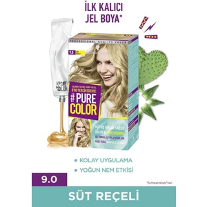 Shwarzkopf Pure Color Jel Saç Boyası 9-0 Süt Reçeli