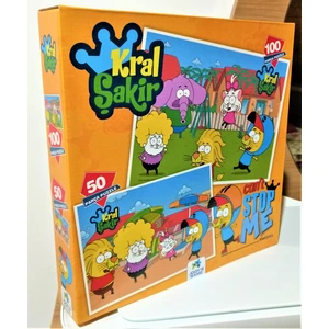 Kral Şakir Ikili Puzzle 100 ve 50 Parça