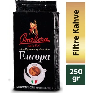 Caffe Barbera Europa Filtre Kahve 250 gr