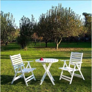 Beyaz Balkon Seti - Buzludja Set