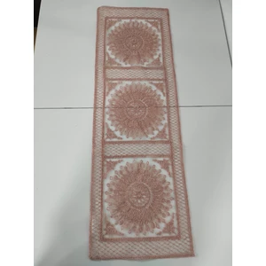 Morza Home Runner Kumaş Kare (36X110CM) Pudra