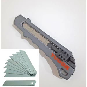 Metal Gövdeli Profesyonel Maket Bıçağı 10 Adet Yedek Uçlu