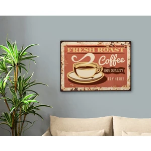 Bk Gift Coffee Tasarımlı Kanvas Tablo 50X70CM-33