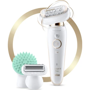 Silk-épil 9 Flex 9020 SensoSmart Kablosuz Islak & Kuru Kullanım 7 Ek Parçalı 3'ü 1 Arada Epilatör