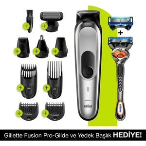 MGK 7220 Erkek Bakım Kiti Islak & Kuru 10in1 Şekillendirici + Gillette