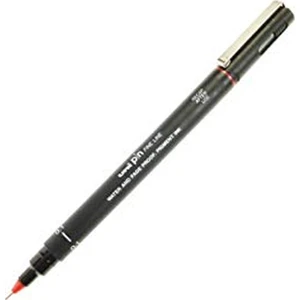 Uniball Pın 01-200  0,1 mm Kırmızı Çizim Kalemi