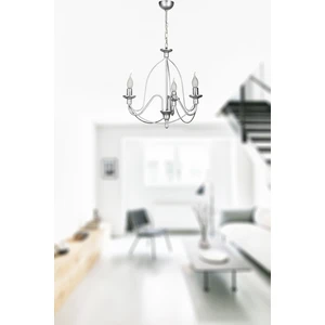 Roy Aydınlatma 0056981 3 Lü Kasa Siyah Gümüş Patine Avize