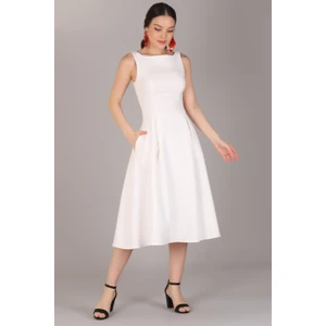 Sweetness Kadın Siyah Pileli Cep Detaylı Elbise