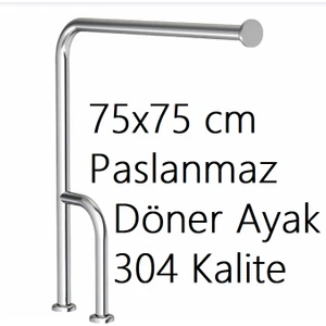 LaMiaSeta Duxx Engelli Tutunma Barı Döner Baston Ayak Klozet Yanı