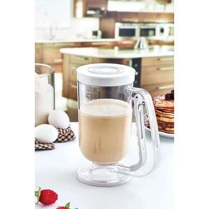 Hamur Pankek Dağıtıcı Hamur Porsiyonlayıcı Şekillendirici 900 ml
